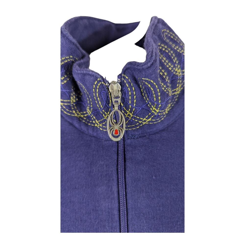 Spyder Purple Sweatshirt 1/4 Zip Track Sweater Jacket Women Size 6 Small/XS
